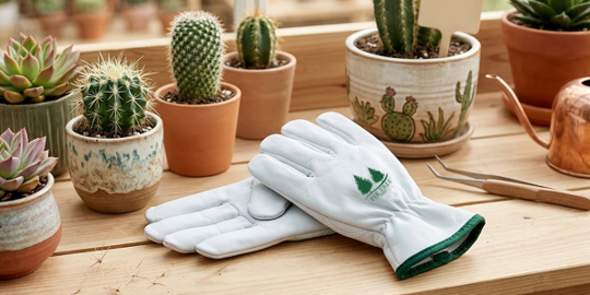 Cactus gardening gloves