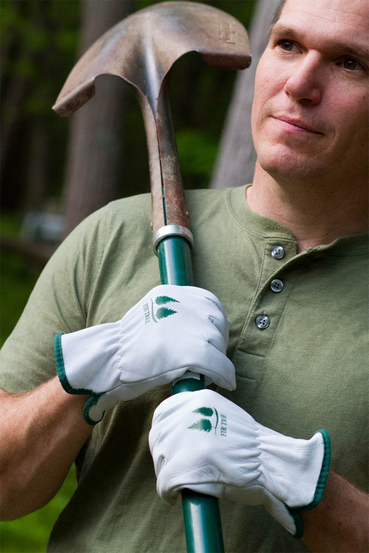 pine tree tools gardening gloves Goatskin Leather Gardening Gloves for Outdoor Work